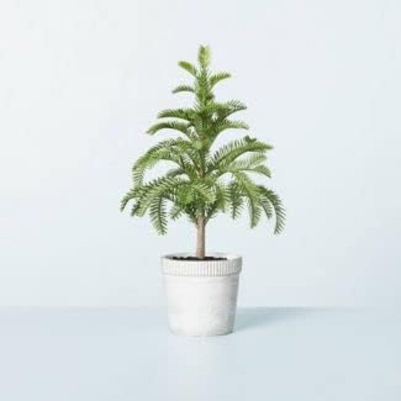 Hearth & Hand‎ with Magnolia Faux Balsam Fir Tree in Washed Cement NWT 22" - Picture 1 of 9